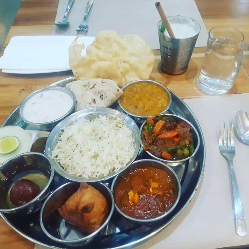 thali Indian Lunch